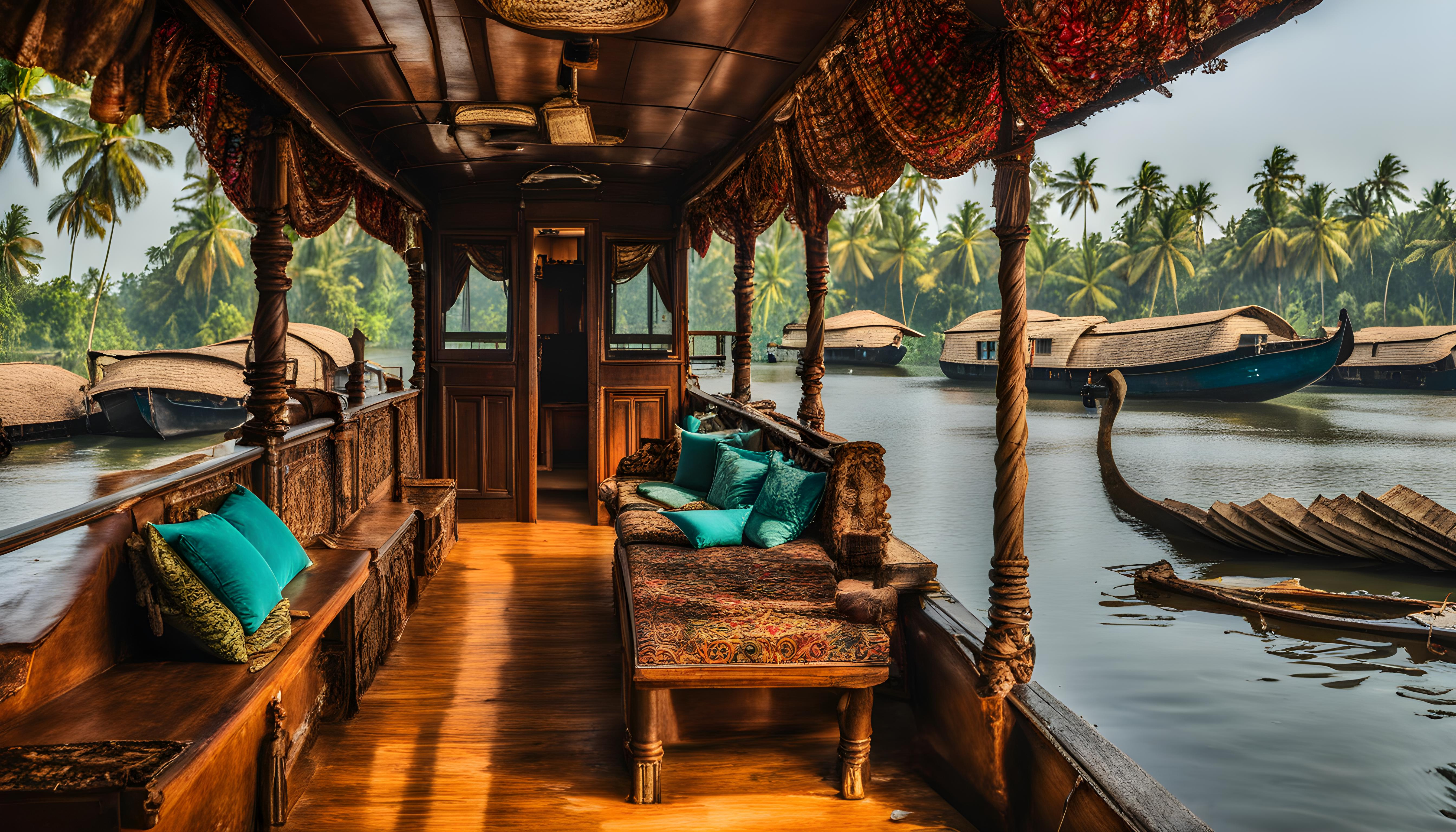 luxury houseboat Alleppey 